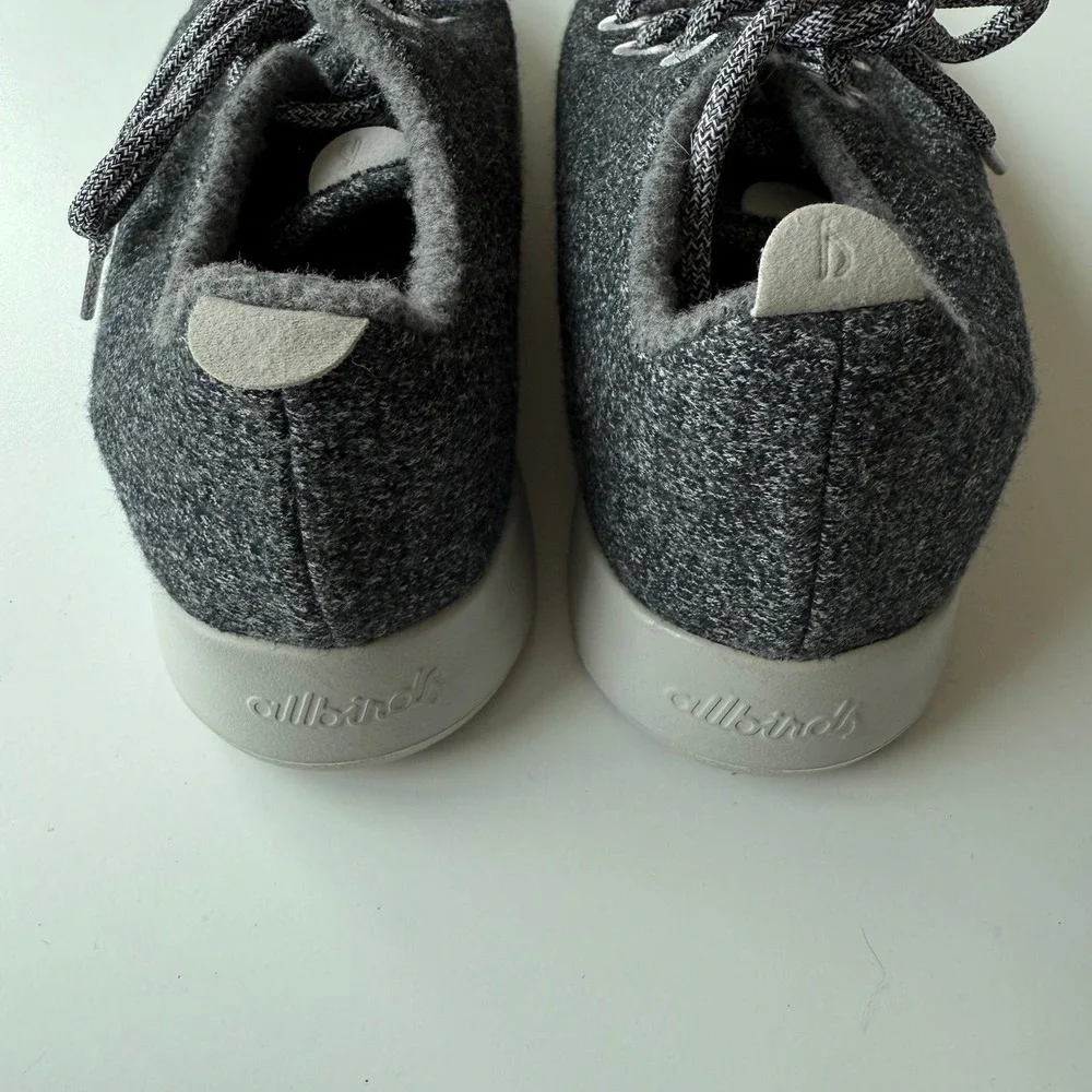 Allbirds Natural Gray Wool Runners Womens Size 9 - Picture 4 of 6